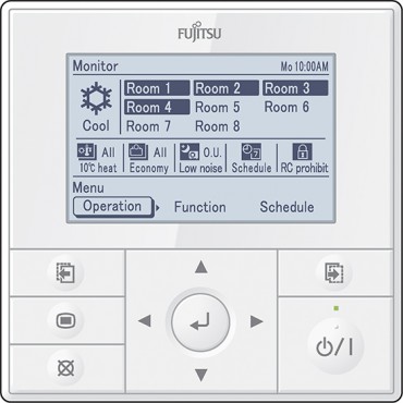 Fujitsu Hard Wired Central Remote Controller UTY-DMMYM